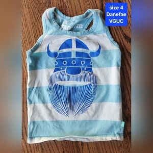 Blue Viking Kids Tank Top